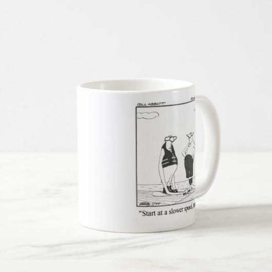 Waterskiën Mok (Voorkant rechts)