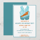 Waterskiën Thema Waterskiër Graphic Custom Kaart (Voorkant / Achterkant)