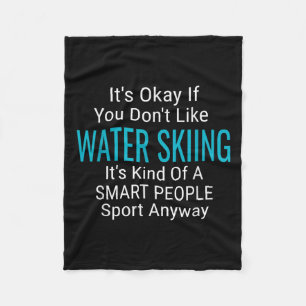 Waterskiën Waterski Waterskiërs Grappige Sport Quo Fleece Deken