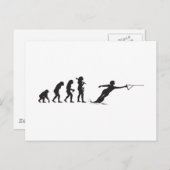Waterskiing Briefkaart (Voorkant / Achterkant)