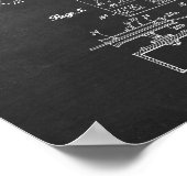 Waterskipatent #1 Wall Art Lake House Decor Poster (Hoek)