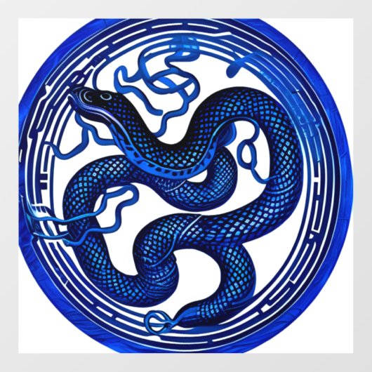 Waterslang Raamsticker (Vel)