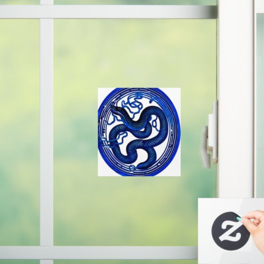 Waterslang Raamsticker (Huis)