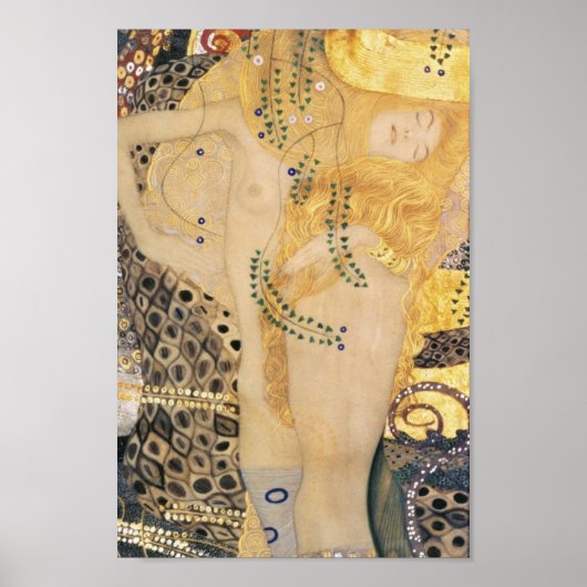 Waterslangen I (1904-1907) - Gustav Klimt Poster (Voorkant)