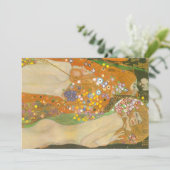 Waterslangen II door Gustav Klimt, Art Nouveau (Staand voorkant)