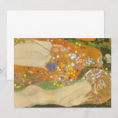 Waterslangen II door Gustav Klimt, Art Nouveau (Voorkant / Achterkant)