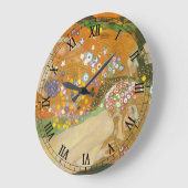 Waterslangen II door Gustav Klimt, Art Nouveau Grote Klok (Hoek)