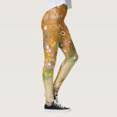 Waterslangen II door Gustav Klimt, Art Nouveau Leggings (Rechts)