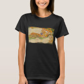 Waterslangen II door Gustav Klimt, Art Nouveau T-shirt (Voorkant)
