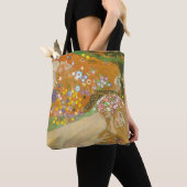 Waterslangen II door Gustav Klimt, Art Nouveau Tote Bag (Dichtbij)