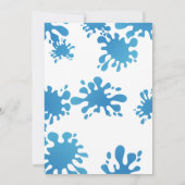 Waterslide Birthday Custom Kaart (Achterkant)