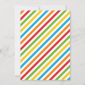 Waterslide Birthday Party Kaart (Achterkant)