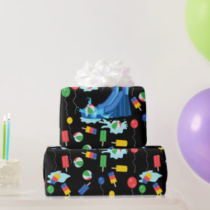 Waterslide Kinder Zomer Jongen Meisje Fun Cadeaupapier