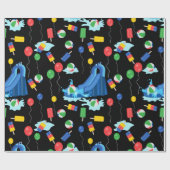 Waterslide Kinder Zomer Jongen Meisje Fun Cadeaupapier (Vlak)