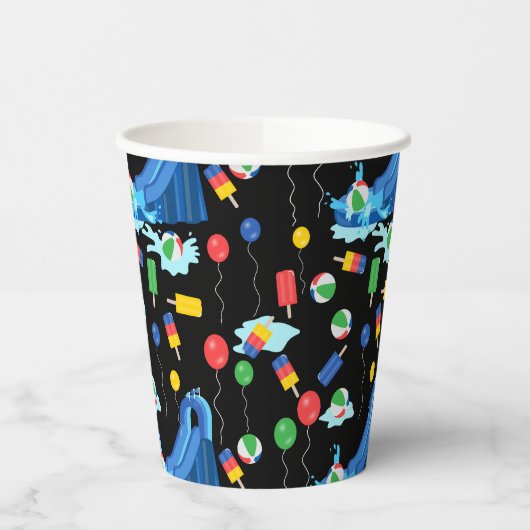 Waterslide Kinder Zomer Jongen Meisje Fun Papieren Bekers (Links)