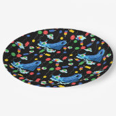 Waterslide Kinder Zomer Jongen Meisje Fun Papieren Bordje (Gekanteld)