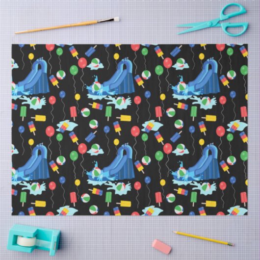 Waterslide Kinder Zomer Jongen Meisje Fun Tissuepapier (Craft)