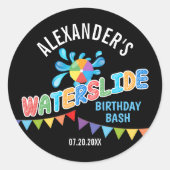 Waterslide Party Sticker (Voorkant)