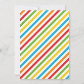 Waterslide verjaardagsfeestje Uitnodiging (Achterkant)