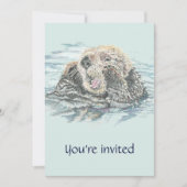 Waterslide, waterpark Birthday Party Invite Kaart (Voorkant)