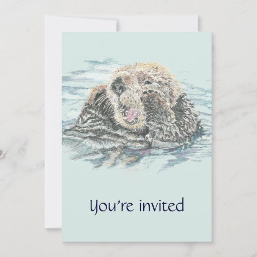 Waterslide, waterpark Birthday Party Invite Kaart (Voorkant)