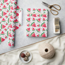 Watersmelmotieven Koel Fruit Patroon Cadeaupapier