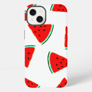 Watersmeloenpatroon Driehoeken iPhone 13 Hoesje