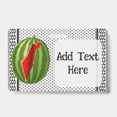 Watersmelon Palestina Kaart Segment Badge (Achterkant)