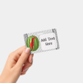 Watersmelon Palestina Kaart Segment Badge (Handheld)