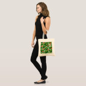 Watersmeltak Rankenpatroon Tote Bag (Voorkant (model))