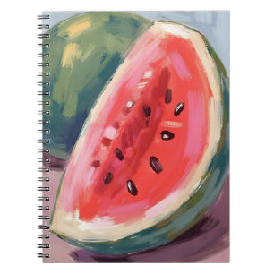Watersnijding   Fruit Aquarel Schilderij Notitieboek