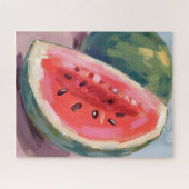 Watersnijding | Fruit Waterverfschilderij Legpuzzel (Horizontaal)