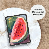 Watersnijding | Fruit Waterverfschilderij Poster