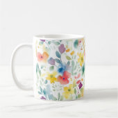 Watersolor Lente Bloemen Mok (Links)