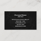 Waterspatauto Visitekaartje (Achterkant)