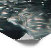Waterspatten op het waterlichaam poster (Hoek)