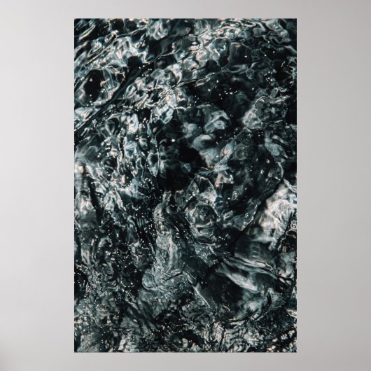 Waterspatten op het waterlichaam poster (Voorkant)