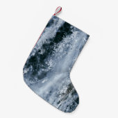 Waterspatten op witte achtergrond kleine kerstsok (Voorkant (Hangend))