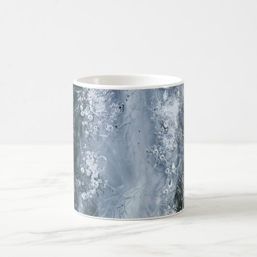 Waterspatten op witte achtergrond koffiemok (Center)