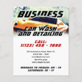 Waterspatten voor auto's flyer (Achterkant)