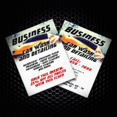 Waterspatten voor auto's flyer