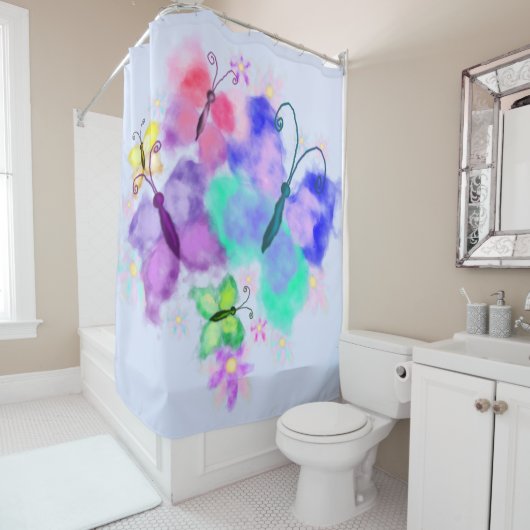 Waterspiegel Douchegordijn (In situ)