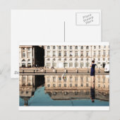 Waterspiegel in Bordeaux Briefkaart (Voorkant / Achterkant)