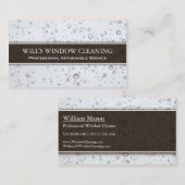 Waterspiegel, witvensterreiniger - Visitekaartje (Voorkant / Achterkant)