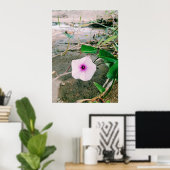 Waterspinazie in de damp poster (Thuiskantoor)