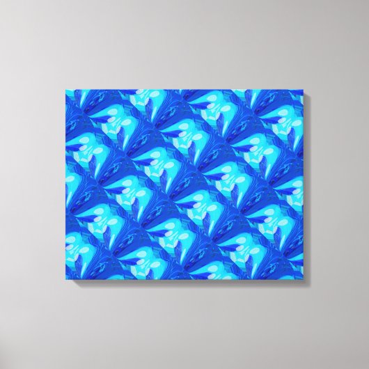 Waterspiraalkunst Canvas Afdruk (Voorkant)