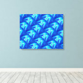 Waterspiraalkunst Canvas Afdruk (Insitu (Houten vloer))