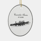 Watersport door roeiroeiroeiers voor vrouwen keramisch ornament (Rechts)