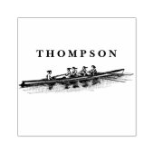 Watersport door roeiroeiroeiers voor vrouwen rubberstempel (Afrduk)