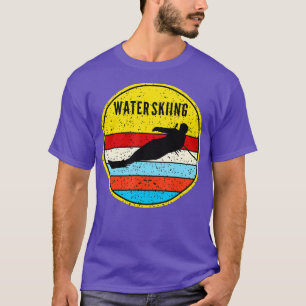 Watersport in de riolering van de waterski Ski T-shirt